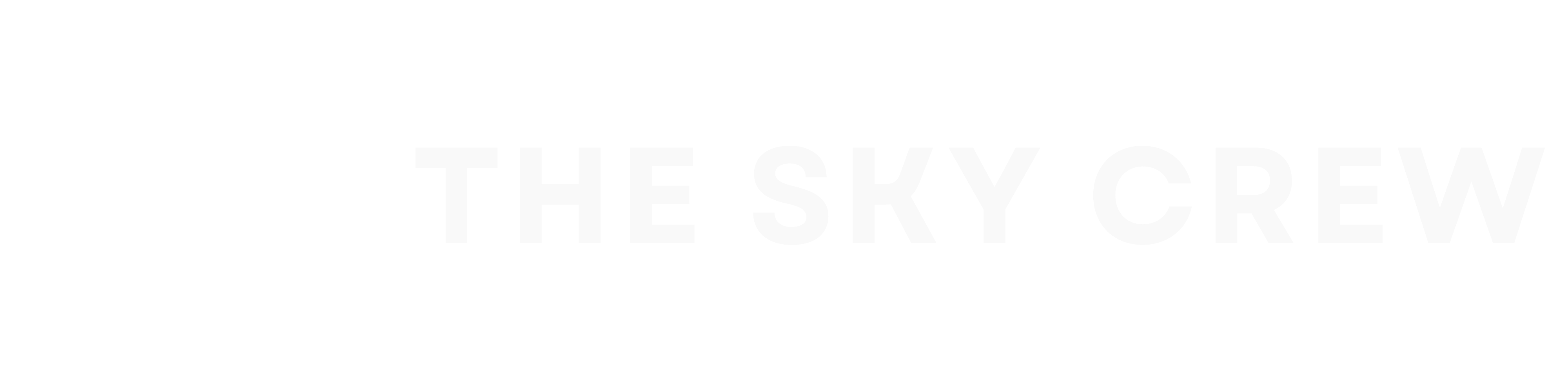 Logo of The sky crew academy flight attendant cabin crew wings course Pjoom ex-purser Qatar airline aviation